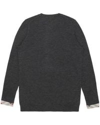Burberry - Plaid Detail Pullover - Lyst