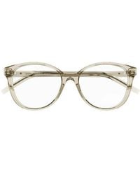 Saint Laurent - Eyewear Square Frame Glasses - Lyst