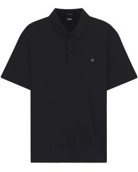 BOSS - Boss Double B Monogram Polo Shirt - Lyst