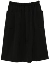 Comme des Garçons - Wool Midi Skirt - Lyst