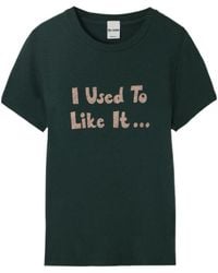 RE/DONE - 90S Printed Recycled Cotton-Jersey T-Shirt - Lyst