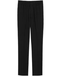 Ami Paris - Ami Elasticated Waistband Straight Leg Trousers - Lyst