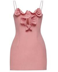 Magda Butrym - Cotton Flower-Detail Mini Beach Dress - Lyst