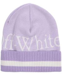 Off-White c/o Virgil Abloh - Logo Detailed Knitted Beanie - Lyst
