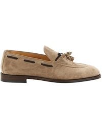 Brunello Cucinelli - Tassel Detailed Loafers - Lyst