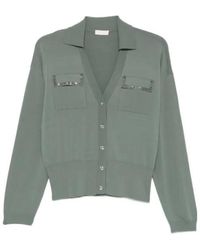 Liu Jo - Pocket Embellished Cardigan - Lyst