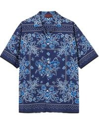 Gucci - Printed Poplin Bowling Shirt - Lyst