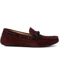 Bottega Veneta - Logo Loafers - Lyst