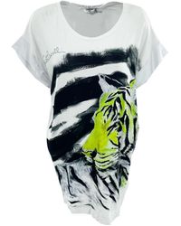 Just Cavalli - Printed T-Shirt - Lyst