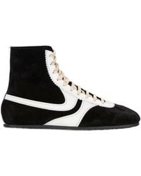 Dries Van Noten - Round Toe Lace-Up Sneakers - Lyst