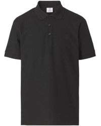 Burberry - Logo Patch Polo Shirt - Lyst
