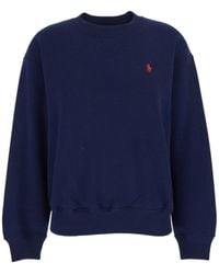 Polo Ralph Lauren - Logo Embroidered Crewneck Sweatshirt - Lyst