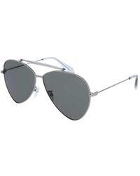 McQueen - Butterfly Frame Sunglasses - Lyst
