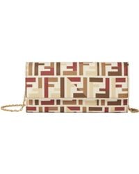 Fendi - Roma Chained Continental Wallet - Lyst