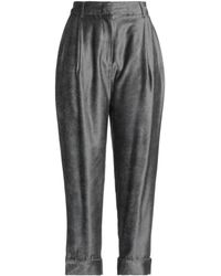 Brunello Cucinelli - High-Waisted Velvet Trousers - Lyst