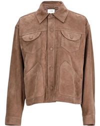 FRAME - Collared Jacket - Lyst