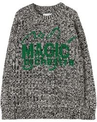 Jil Sander - Logo Jacquard Crewneck Sweater - Lyst