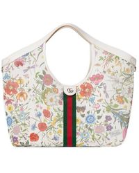 Gucci - Giglio Flora Large Tote Bag - Lyst