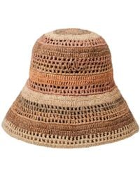 Chloé - Chloé Sunset Woven Bucket Hat - Lyst