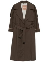 Max Mara - Collared Trench Coat - Lyst