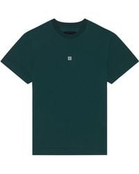 Givenchy - 4G Embroidered Crewneck T-Shirt - Lyst