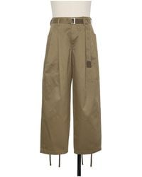 Sacai - Cotton Chino Pants - Lyst