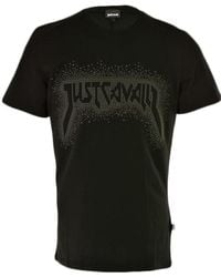 Just Cavalli - Logo Polka Dot Short Sleeve T-Shirt - Lyst