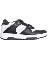 Giuliano Galiano - Legend Crocodile-Effect Sneakers - Lyst