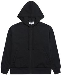 COMME DES GARÇONS PLAY - Comme Des Garçons Play X Invader Zipped Drawstring Hoodie - Lyst