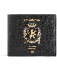 Balenciaga - Passport Square Folded Wallet - Lyst