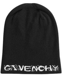 Givenchy - Logo Wool Hat - Lyst