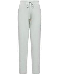 Moncler - Wool Cashmere Blend Cropped Jogging Pants - Lyst