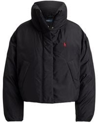 Polo Ralph Lauren - Cropped Oversized Down Jacket - Lyst