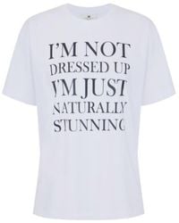 Elisabetta Franchi - Lightweight Jersey T-Shirt With Print - Lyst