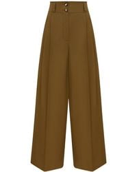 Zimmermann - Luna Drill Tailored Pants - Lyst