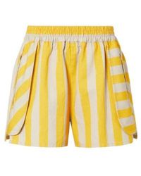 Fendi - Pequin Striped Elasticated Waist Shorts - Lyst