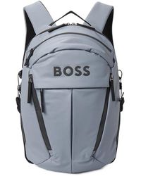 BOSS - Zippered Backpack - Lyst