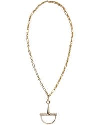 Gucci - Half Horsebit Necklace - Lyst