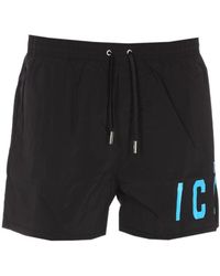 DSquared² - Logo-Print Mini Shorts - Lyst