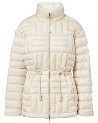 Moncler - High-Necked Long-Sleeved Cotton Coat - Lyst