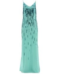 Amen - Embellished V-Neck Dresses - Lyst