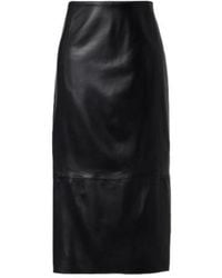 Vince - Leather Pencil Skirt - Lyst