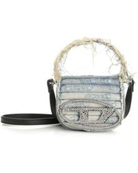 DIESEL - 1Dr Xs Denim Shoulder Bag - Lyst