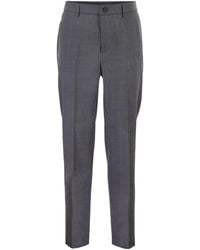 Peserico - Tapered Tailored Pants - Lyst