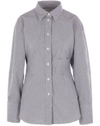 Rohe - Gingham-Check Long Sleeved Shirt - Lyst