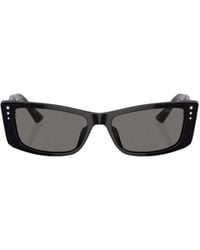 Jimmy Choo - Eyewear Rectangle Frame Sunglasses - Lyst
