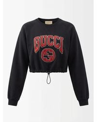 Gucci - Cotton Crew-Neck Sweatshirt - Lyst