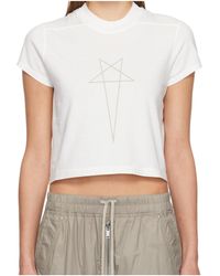 Rick Owens - Star-Print Crop Top - Lyst