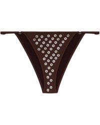 GIMAGUAS - Eyelet-Embellished Bikini Bottoms - Lyst