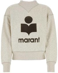 Isabel Marant - Isabel Marant Étoile Moby High Neck Logo Sweatshirt - Lyst